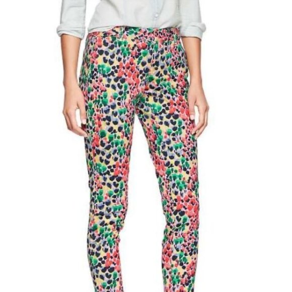 GAP printed Skinny Mini cropped Khakis SIZE 4 - Picture 8 of 9